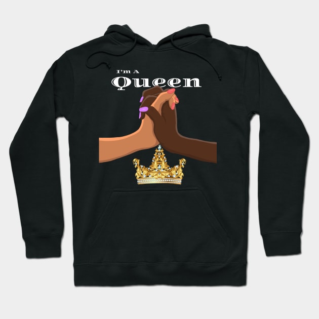 Queen Hoodie by CazzyShop